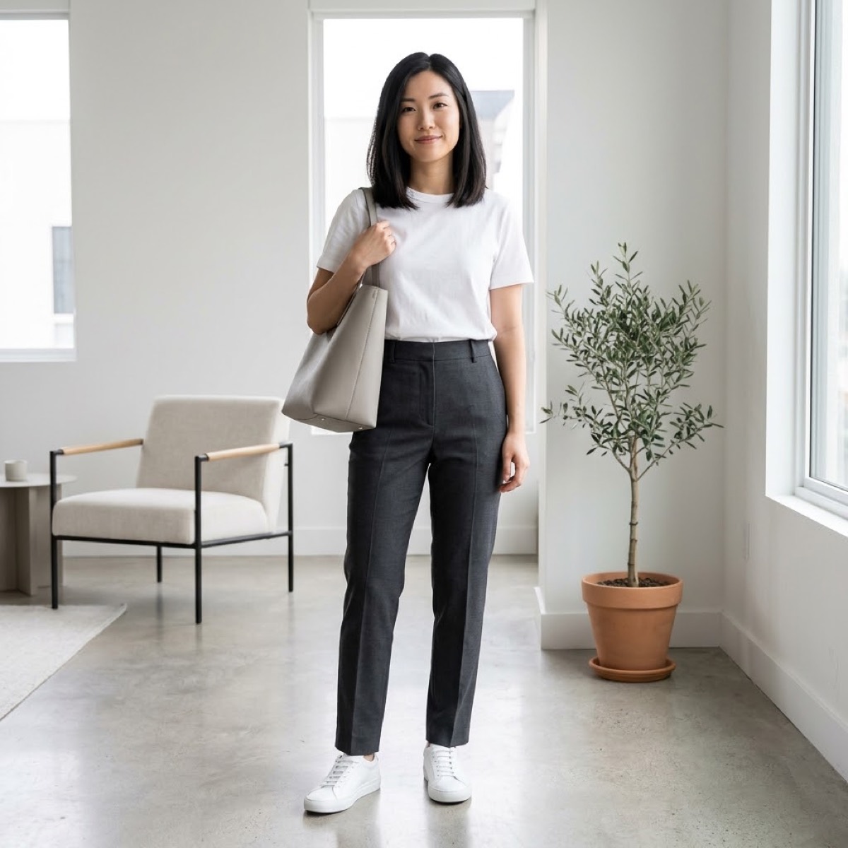 Q3 color check: white, charcoal, and grey within a three-color cap