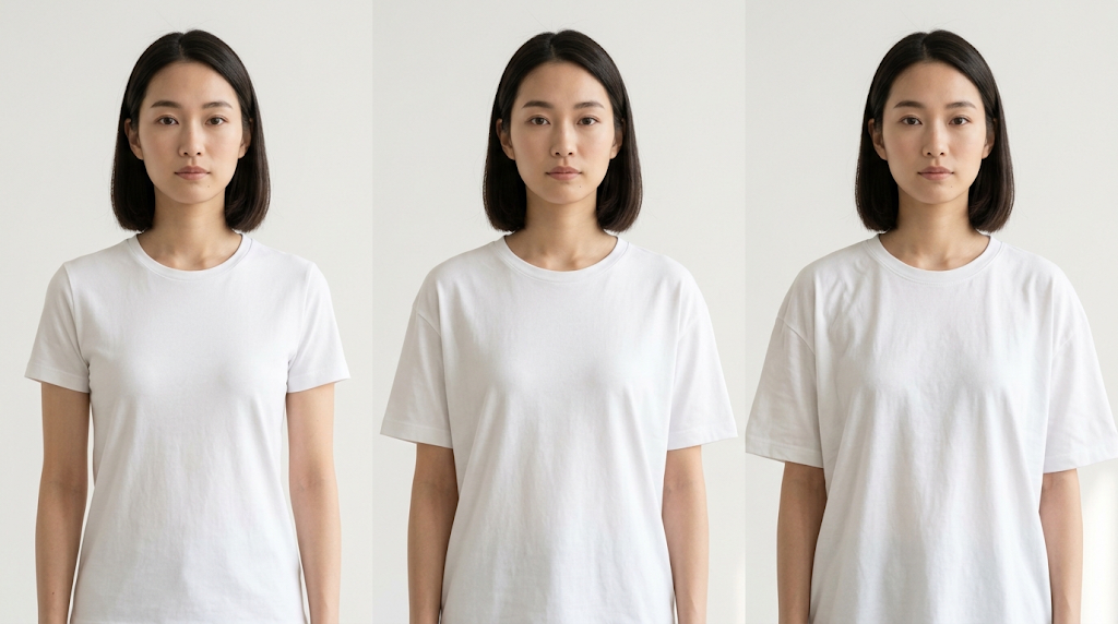 Three shoulder lines: set-in, engineered drop, oversized sizing error